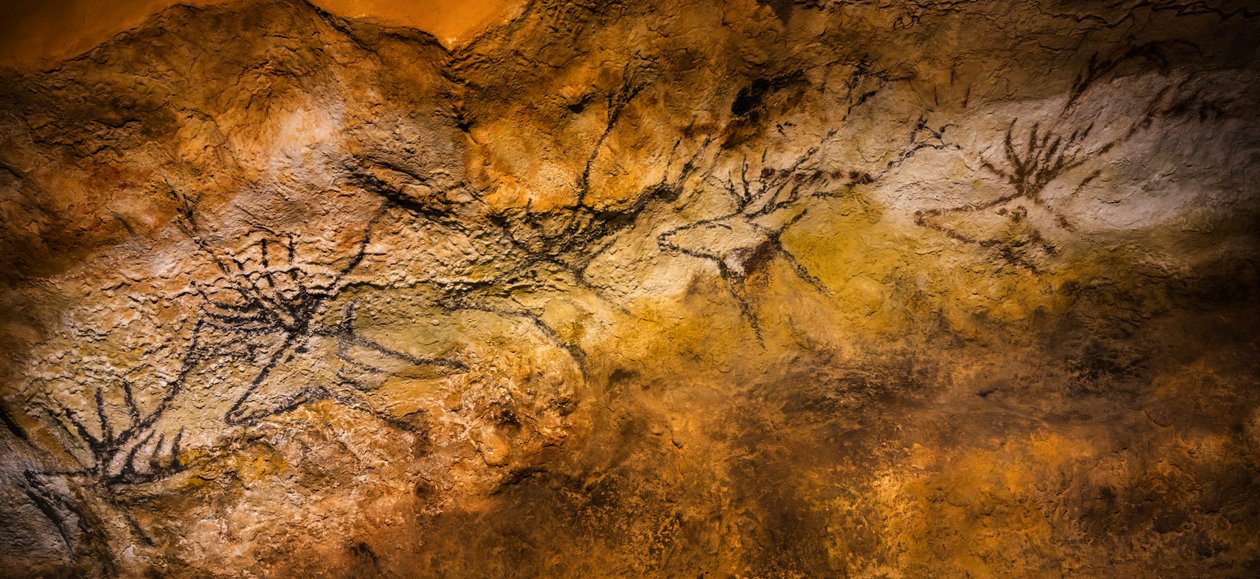 Pittura rupestre di Lascaux, Bordeaux, Francia da Unbekannt Unbekannt