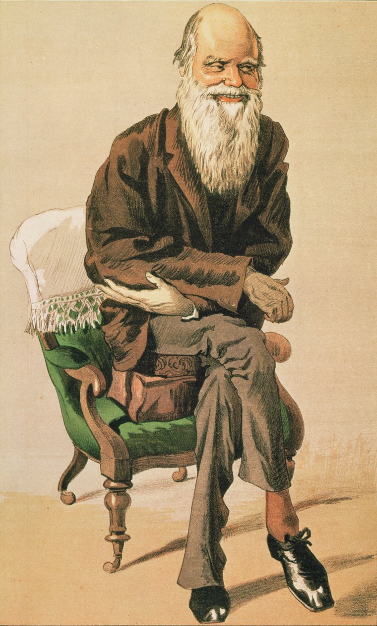 Uomini del giorno, n. 33, Charles Darwin, caricatura da Vanity Fair da Unbekannt Unbekannt