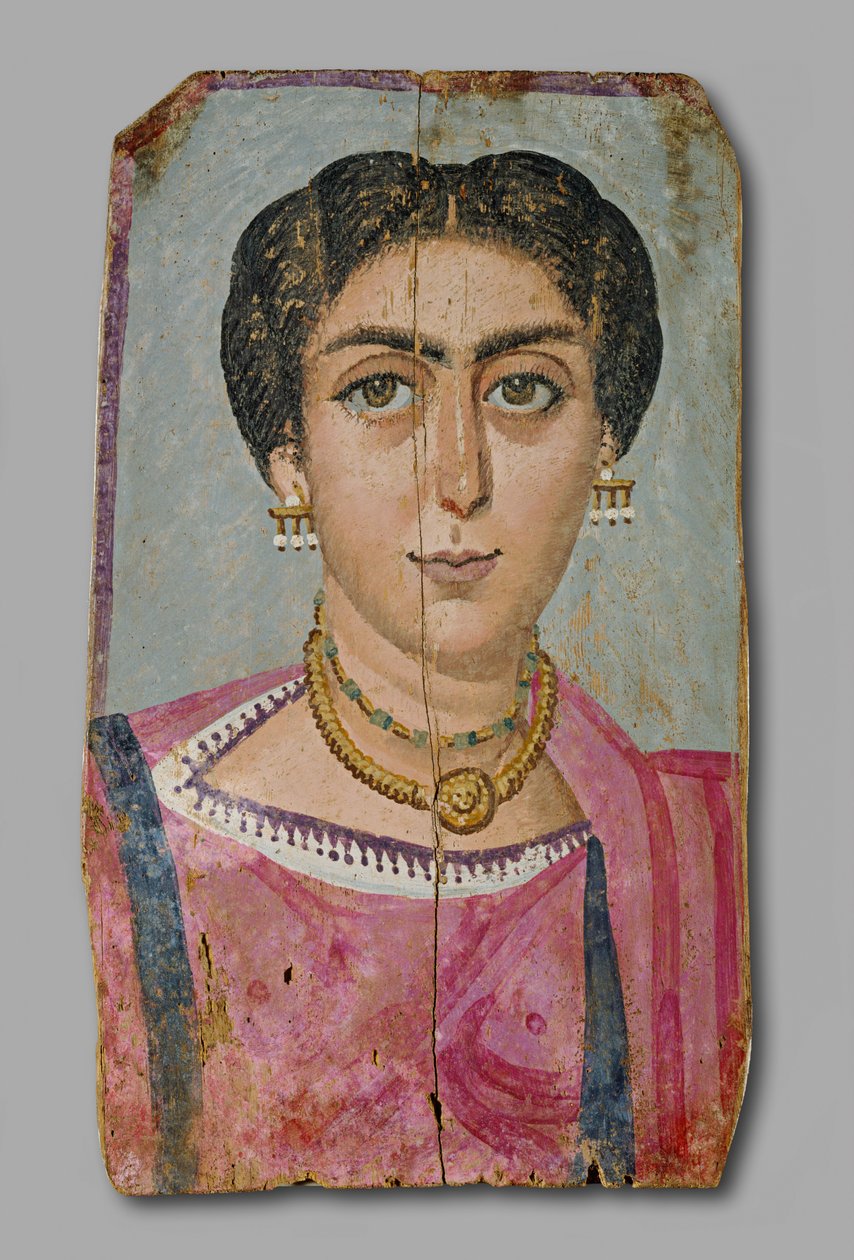 Ritratto di mummia - Donna con collana da Unbekannt Unbekannt