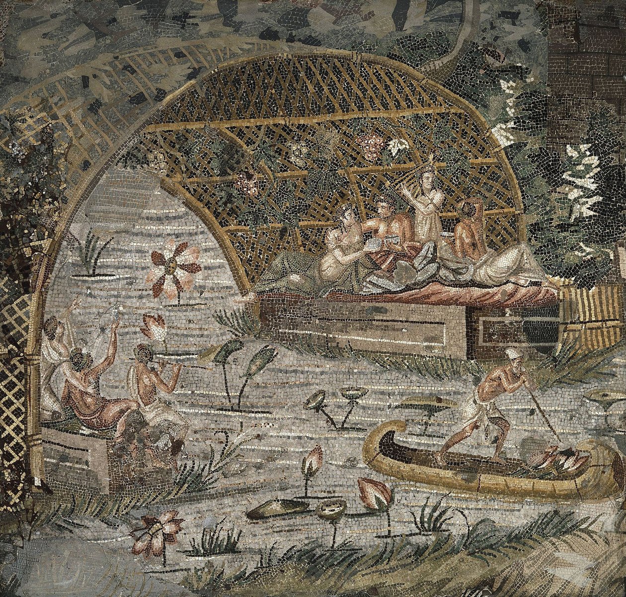 Mosaico del Nilo da Unbekannt Unbekannt