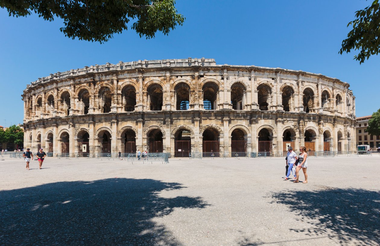 Nîmes, Francia. Anfiteatro romano. da Unbekannt Unbekannt