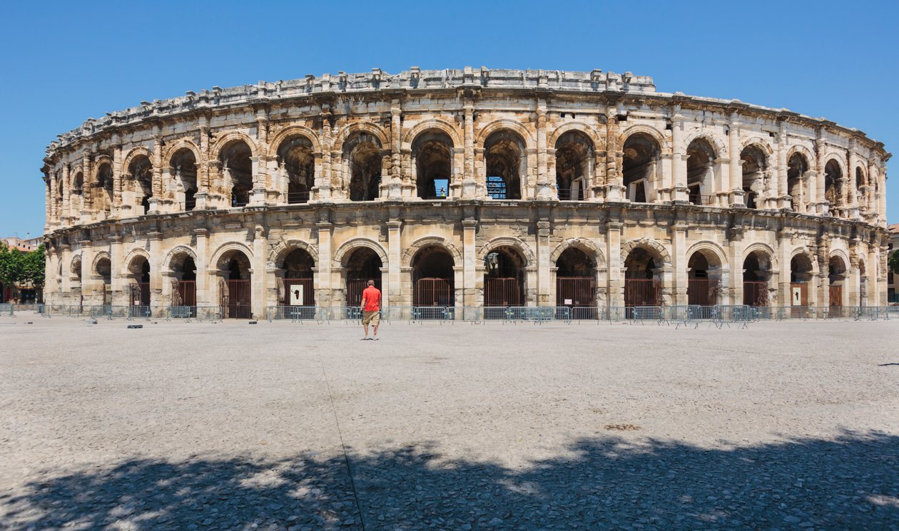 Nîmes, Francia. Anfiteatro romano. da Unbekannt Unbekannt