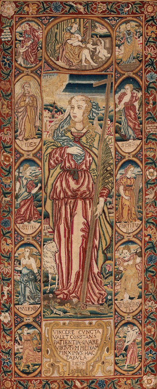 Pazienza e le sette virtù cristiane da Unbekannt Unbekannt