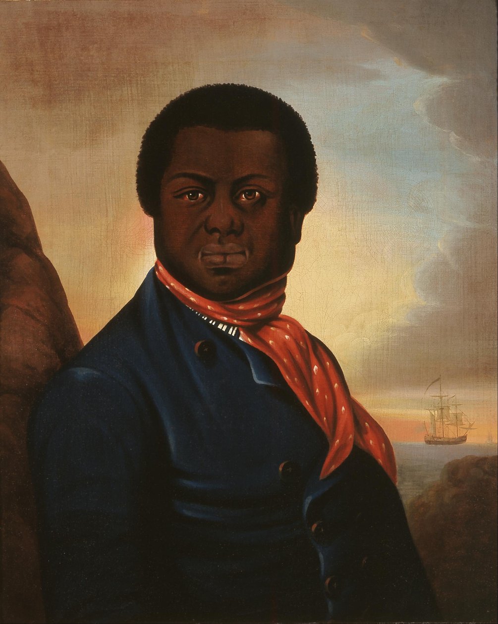 Ritratto di un marinaio nero (Paul Cuffe) da Unbekannt Unbekannt