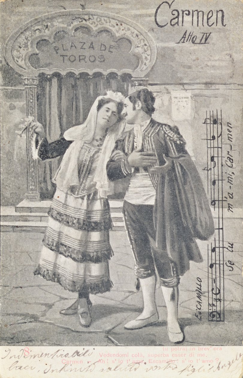 Cartolina commemorativa del Quarto Atto dell