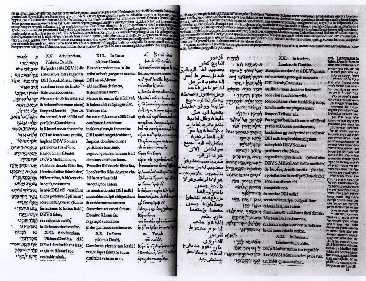 Salmo di Davide: Psalterim Octaplums, 1516 da Unbekannt Unbekannt