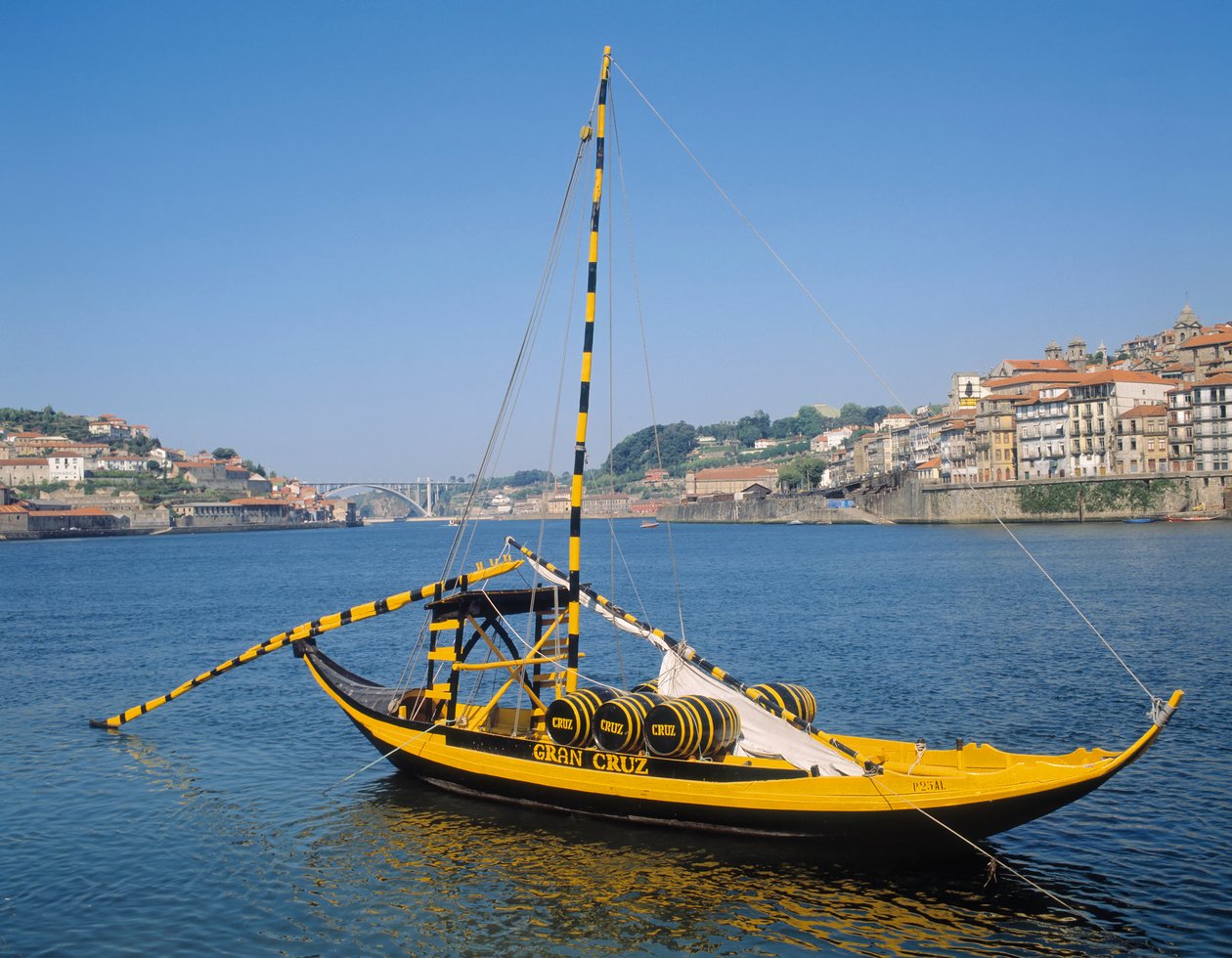 Barca Rabelo sul fiume Douro da Unbekannt Unbekannt