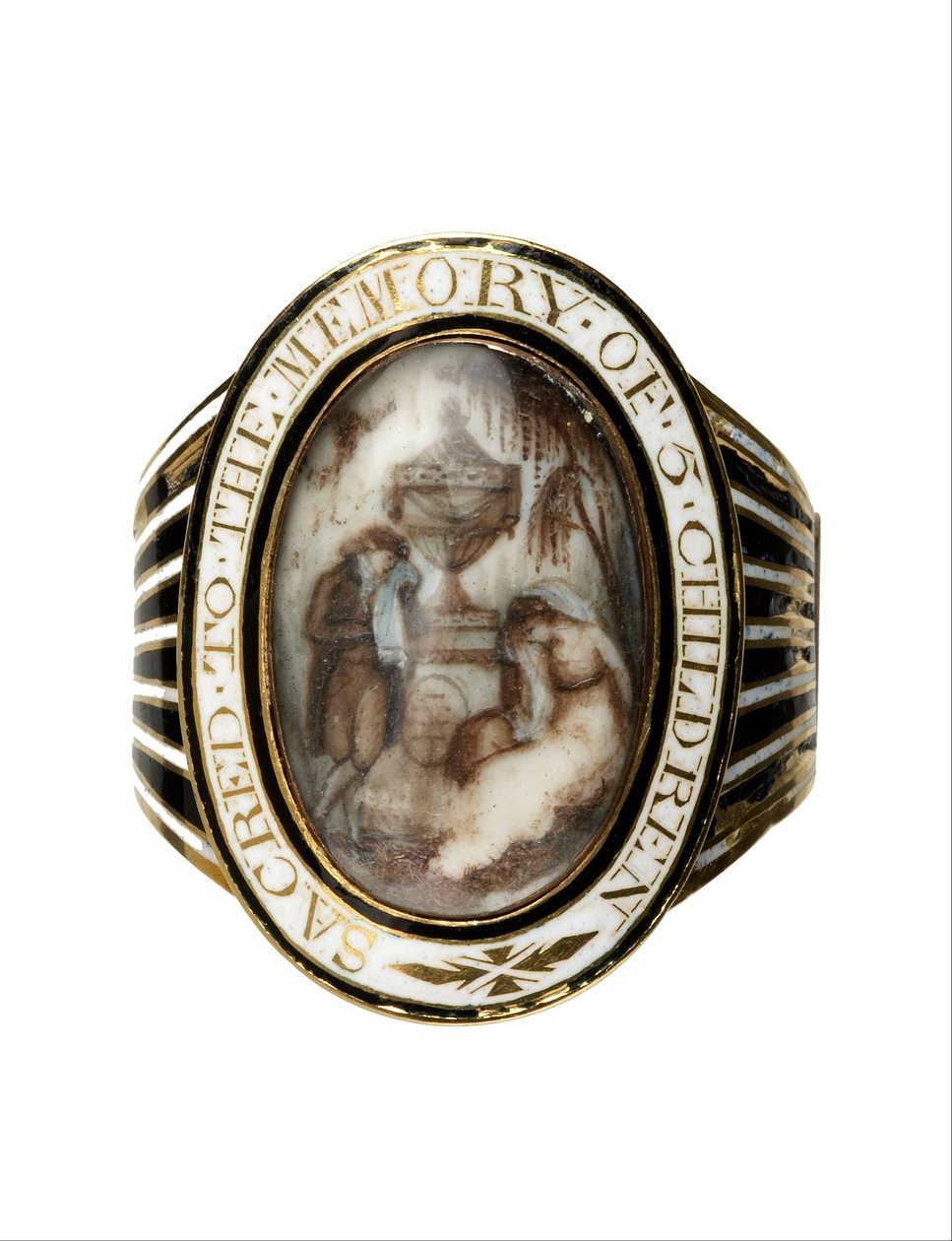Anello; anello da lutto da Unbekannt Unbekannt