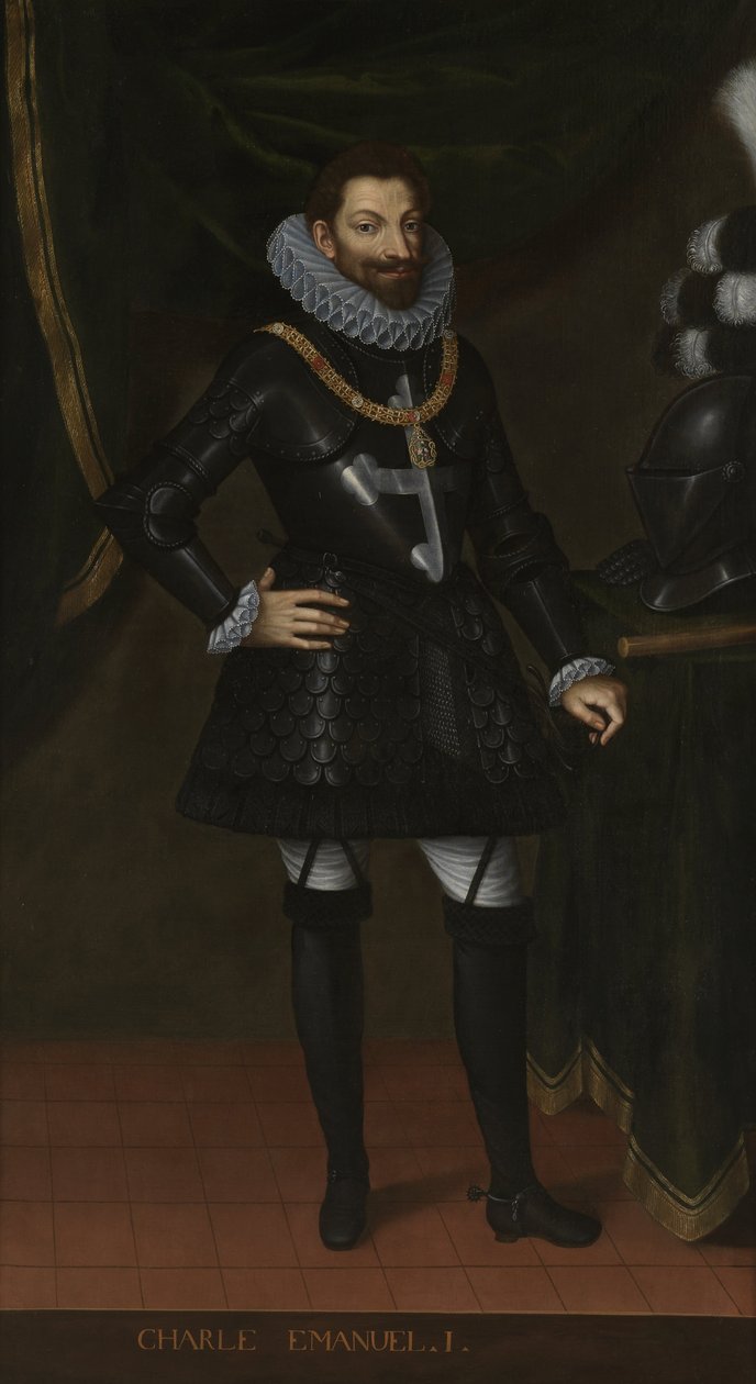Ritratto di Carlo Emanuele I da Unbekannt Unbekannt