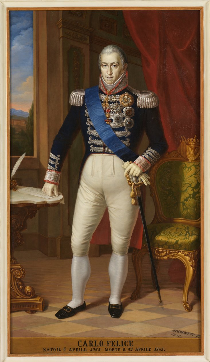 Ritratto di Carlo Felice da Unbekannt Unbekannt