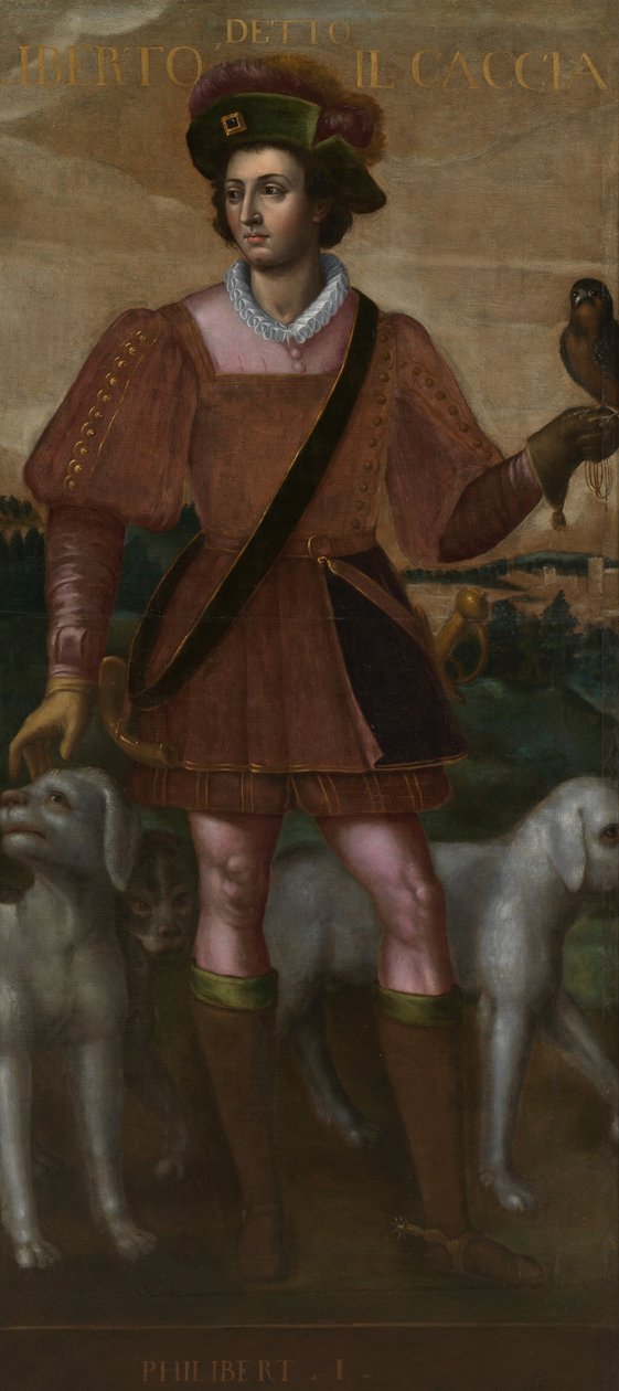 Ritratto di Filiberto I il cacciatore da Unbekannt Unbekannt