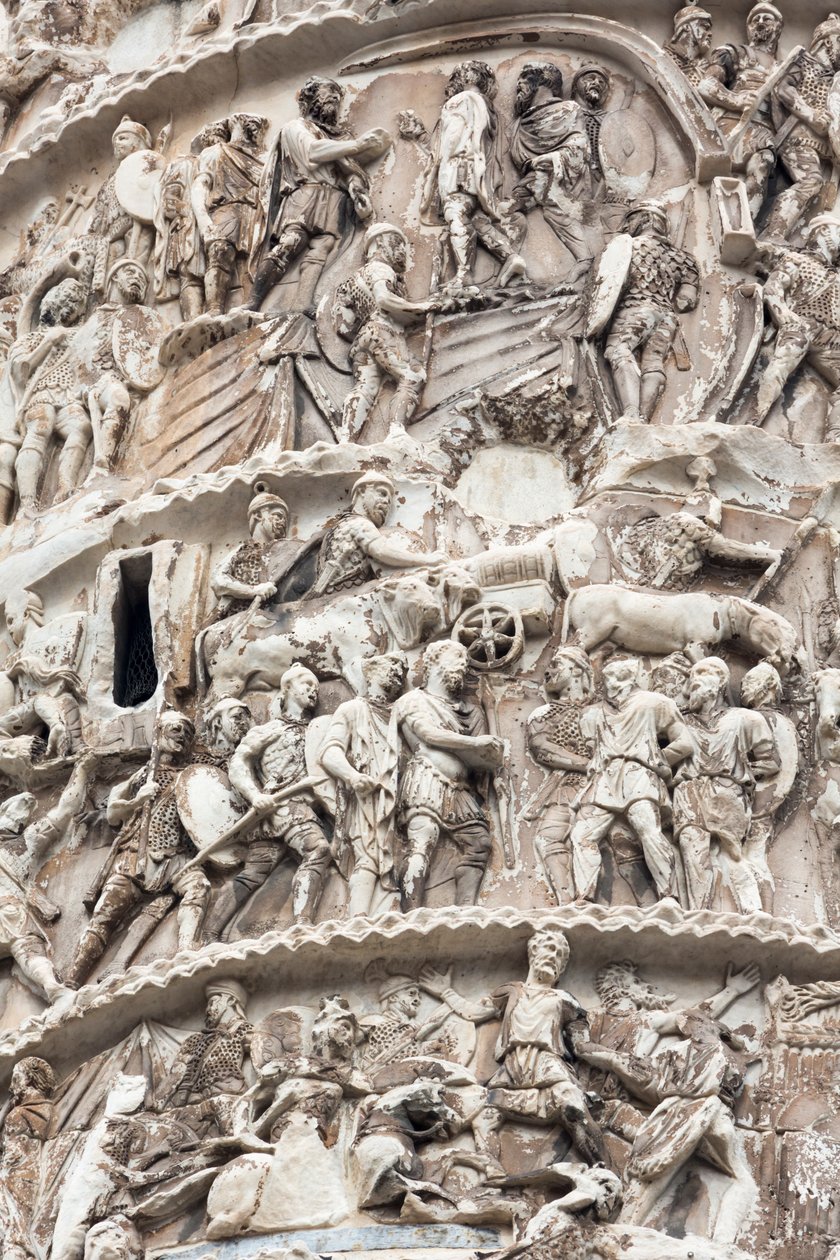 Roma, Italia. Colonna di Traiano da Unbekannt Unbekannt