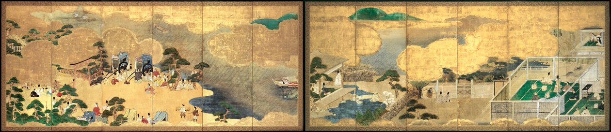 Scene dal racconto di Genji (Genji monogatari) da Unbekannt Unbekannt