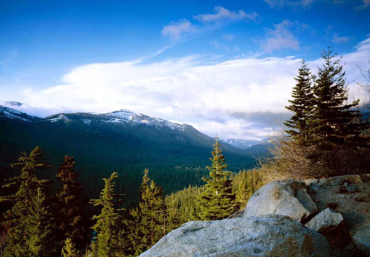 Tempesta nelle montagne, Parco Nazionale di Yosemite, California da Unbekannt Unbekannt