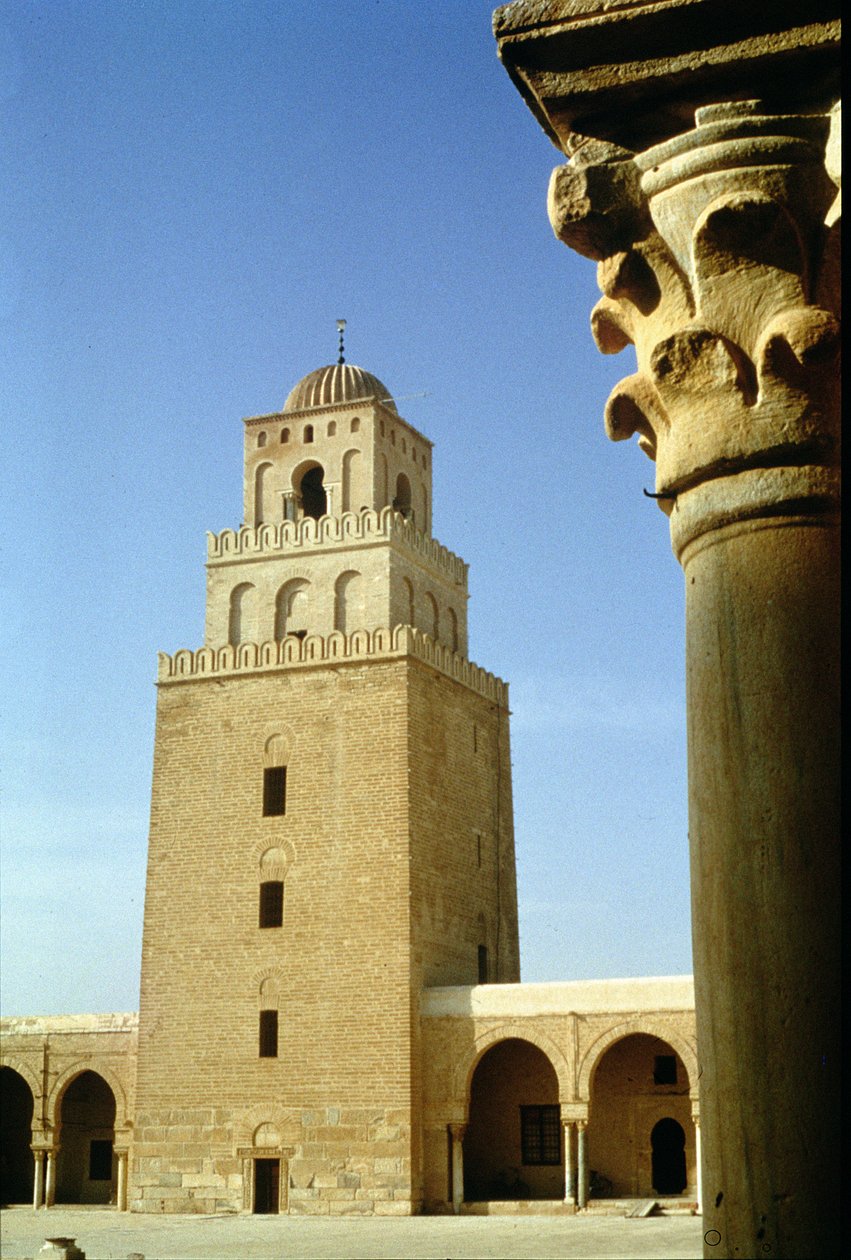 La Grande Moschea, Aghlabide, 836-875 d.C. da Unbekannt Unbekannt