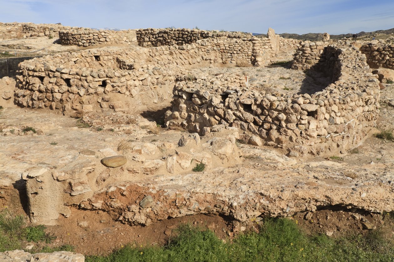 La porta principale e il barbacane della città, Los Millares, vicino a Santa Fe Mondujar da Unbekannt Unbekannt