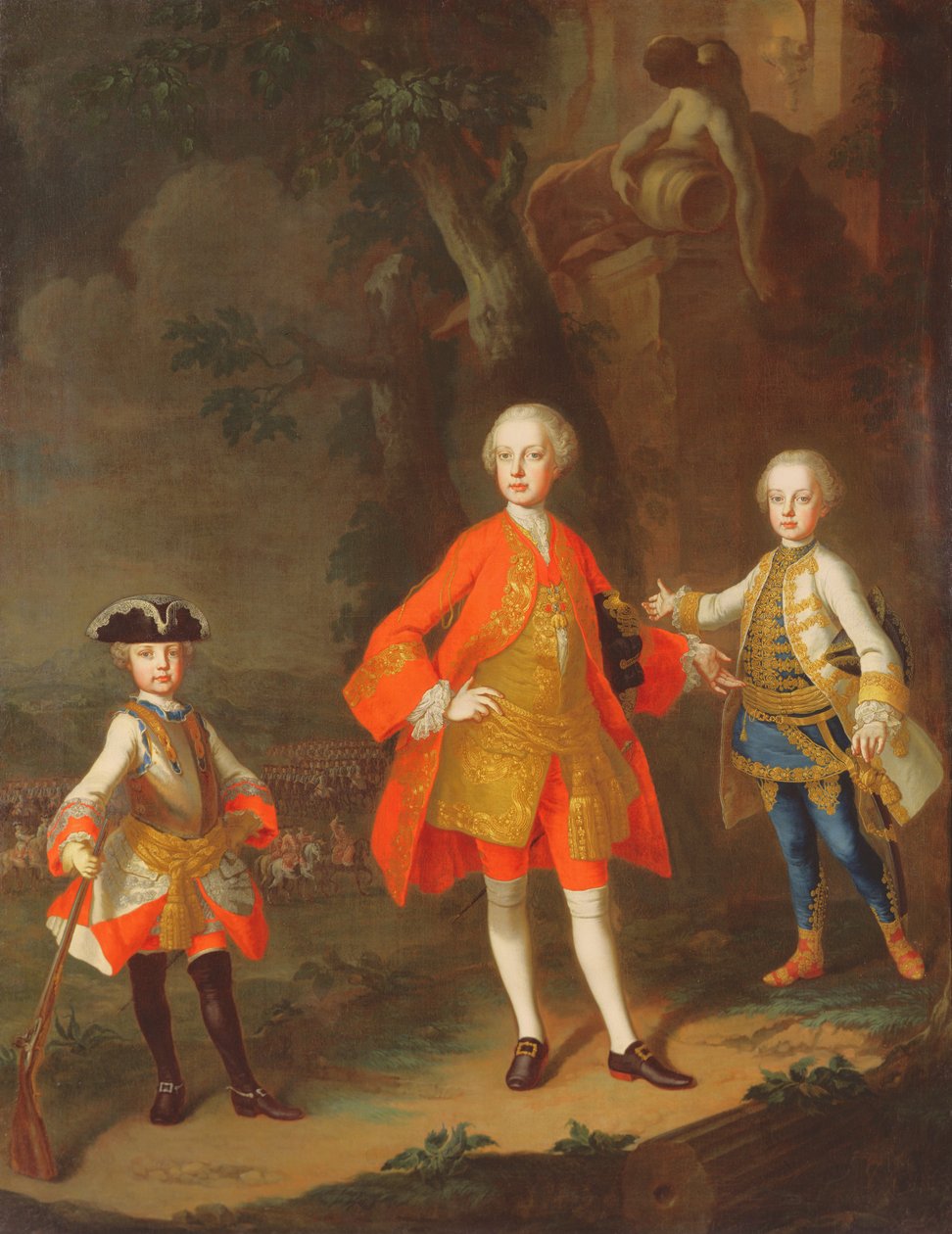 Tre figli di Maria Teresa d