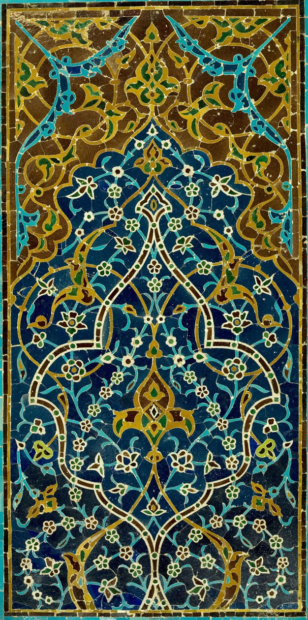 Pannello di piastrelle a mosaico da Unbekannt Unbekannt