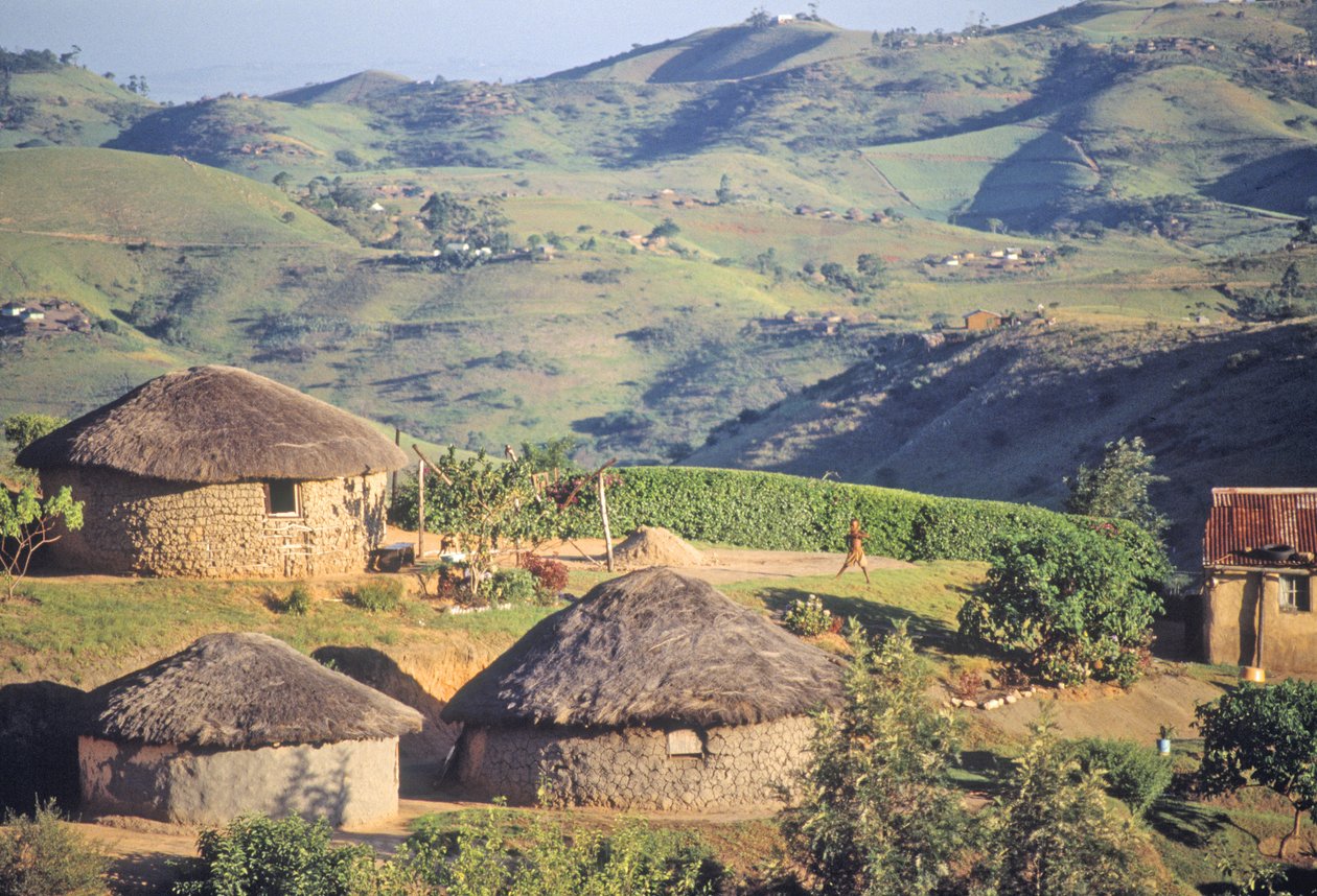 Villaggio Zulu, vicino a Eshowe da Unbekannt Unbekannt