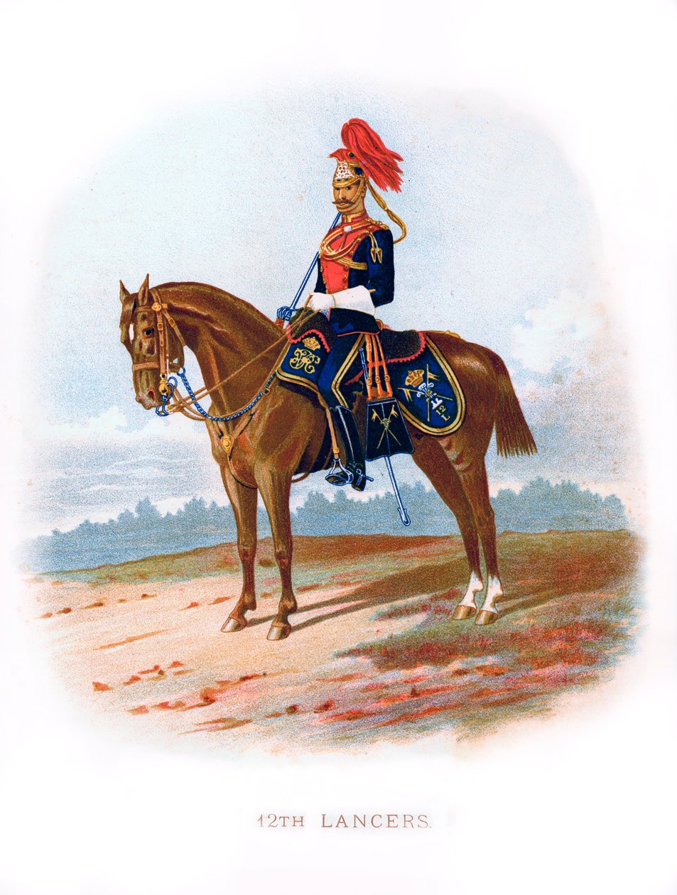 12° Lancieri, 1889 da Unbekannt