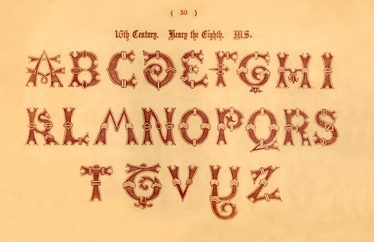 XVI secolo. Enrico VIII. MS., 1862 da Unbekannt
