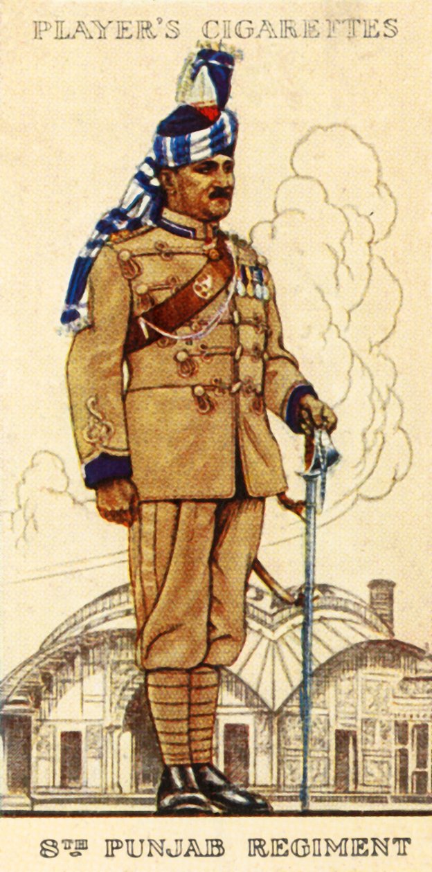 8º Reggimento Punjab, 1936 da Unbekannt