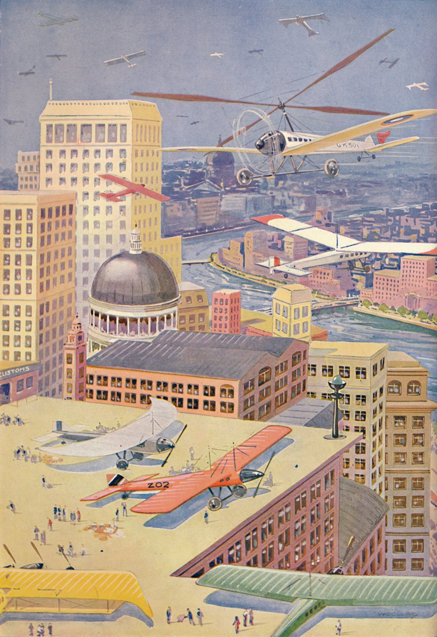 Una Città del Futuro, 1927 da Unbekannt