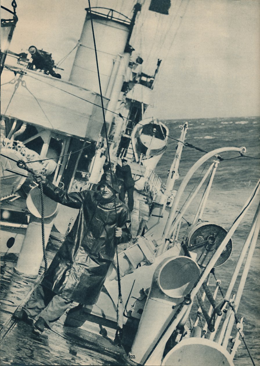 Un Cacciatorpediniere in Mare Mosso, 1936 da Unbekannt