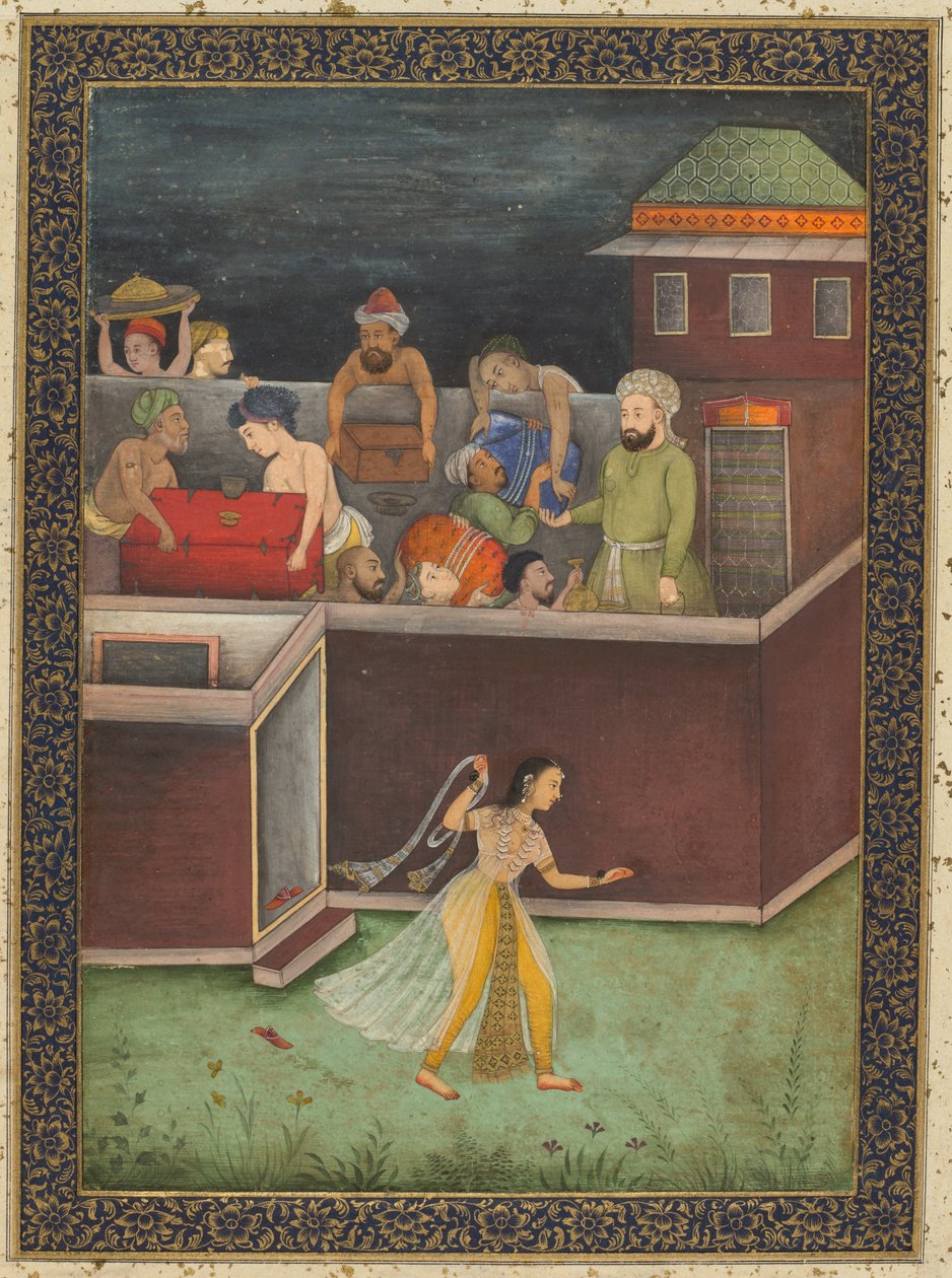 Una Casa Derubata di Notte, c. 1700 da Unbekannt