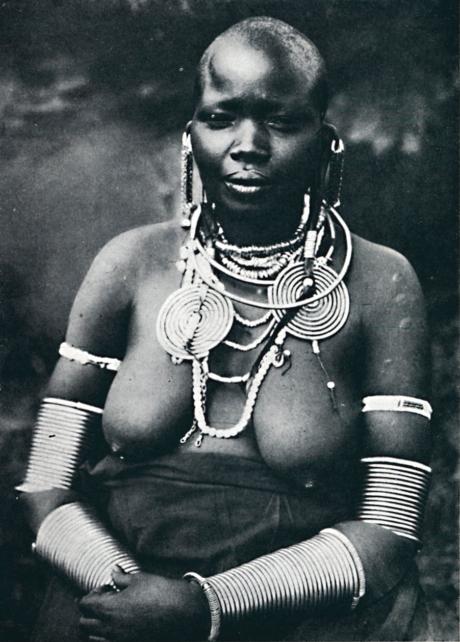 Una matrona Masai da Unbekannt
