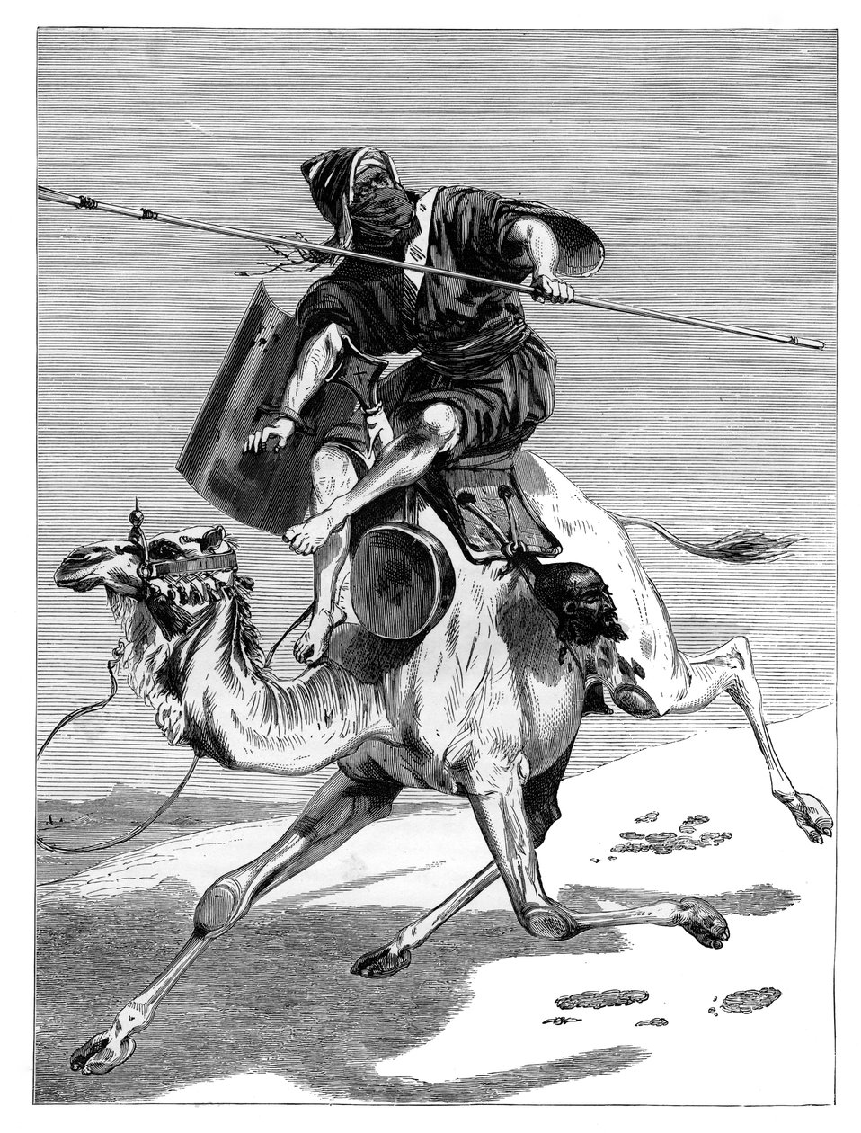 Un guerriero moresco, c1890 da Unbekannt