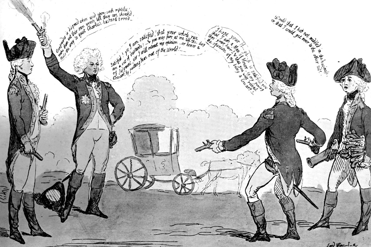 Un principe e un poltrone, 1789 da Unbekannt