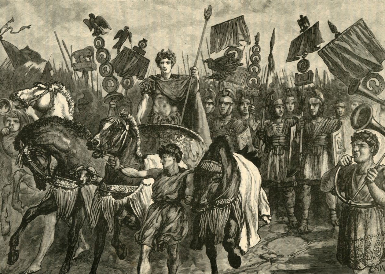 Un Trionfo Romano, 1890 da Unbekannt