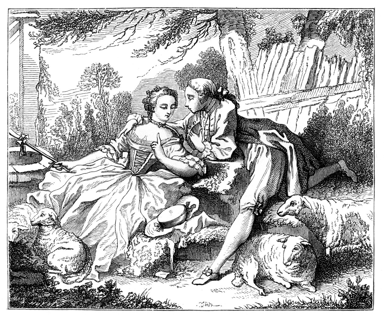 Una pastorella, 1885 da Unbekannt