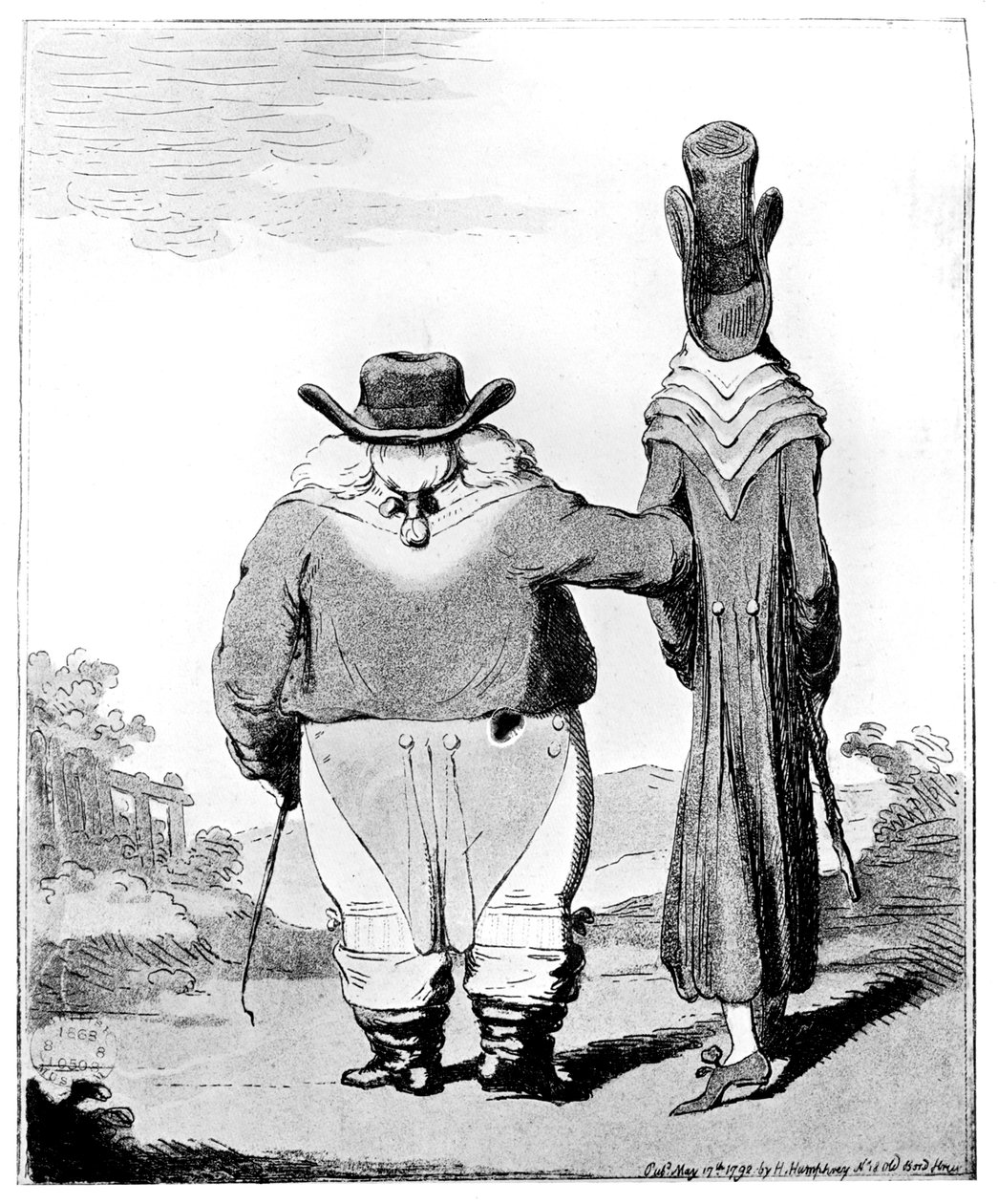 Uno Spencer e un Threadpaper, 1792 da Unbekannt