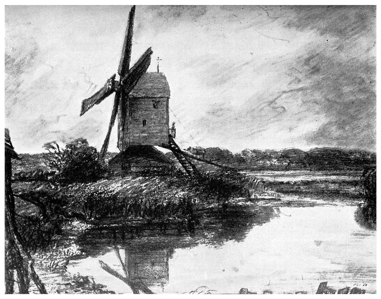 Un Mulino a Vento, 1802, 1899 da Unbekannt
