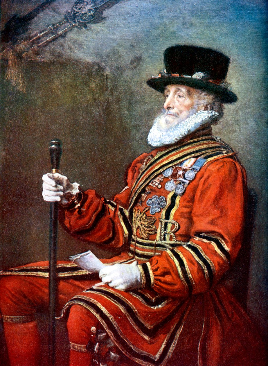 Un guardia del corpo, c. 1905 da Unbekannt
