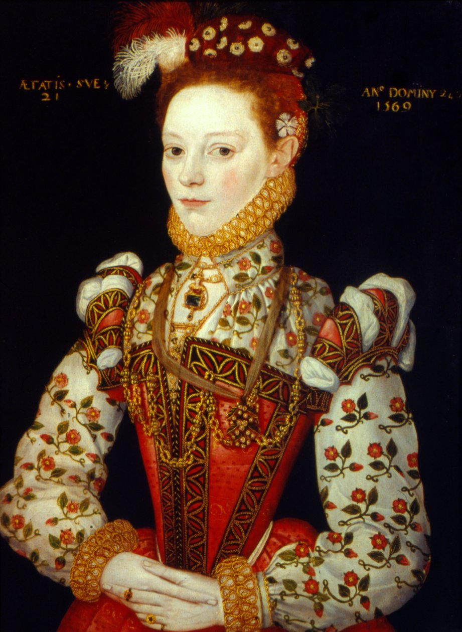 Una giovane donna, 1569 da Unbekannt