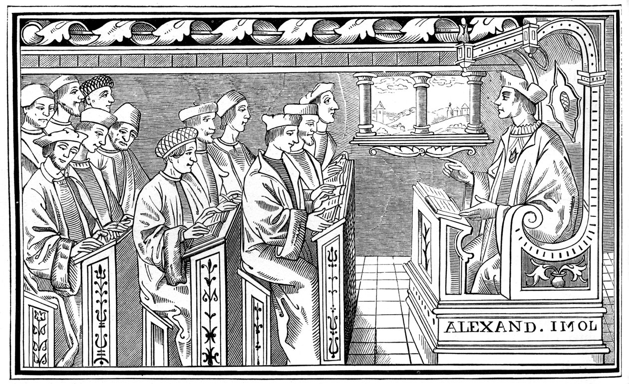 Una scuola, XVI secolo da Unbekannt