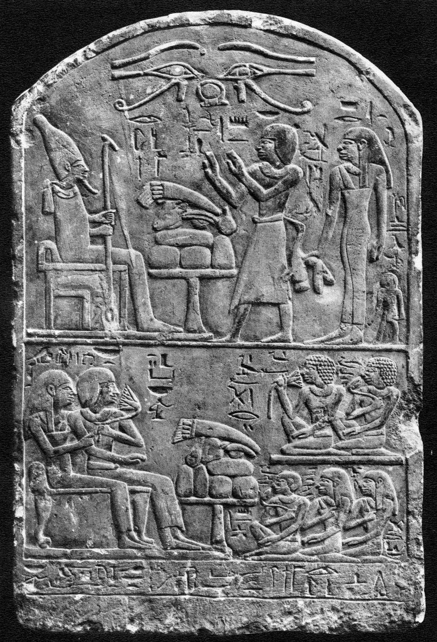 Una lapide di Amennebi, c1550 a.C. 1936 da Unbekannt