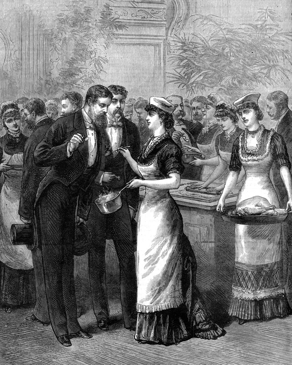 Scuola di cucina per giovani signore, XIX secolo da Unbekannt