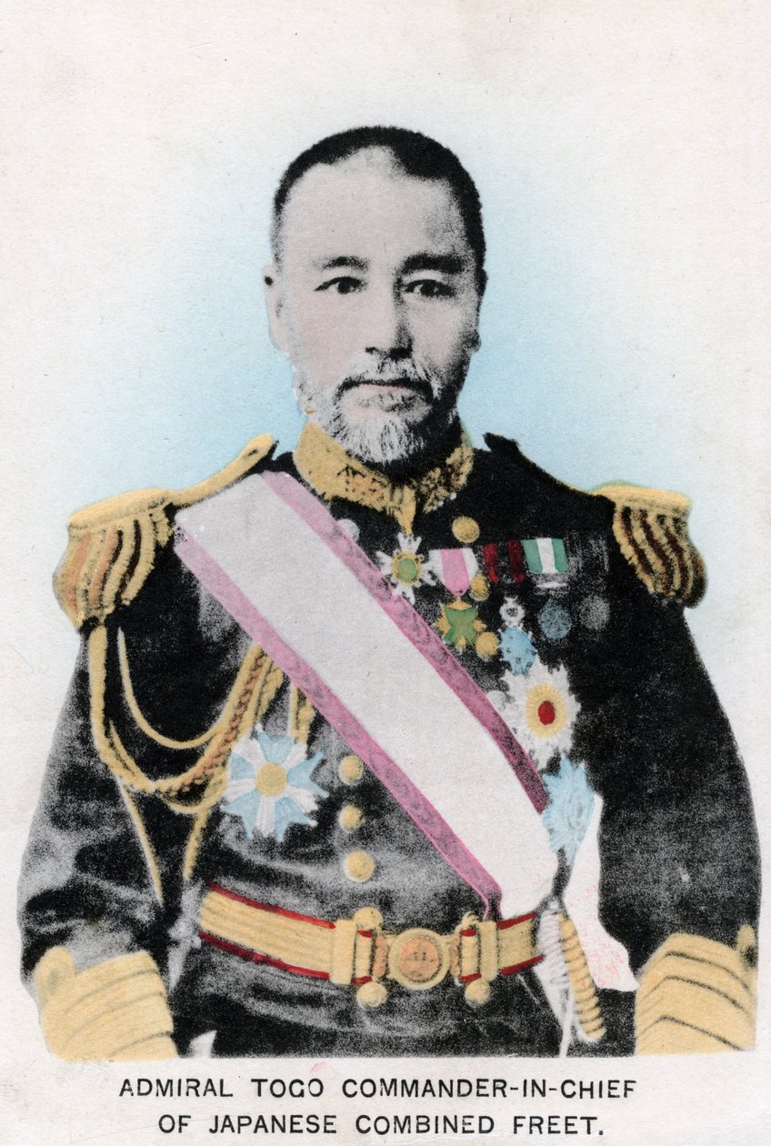 Ammiraglio Togo, comandante in capo della flotta combinata giapponese, c1903-1905 da Unbekannt
