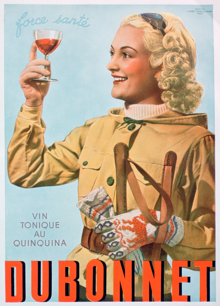 Pubblicità per il vino tonico Dubonnet, 1938 da Unbekannt