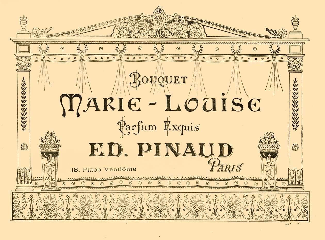 Pubblicità per il profumo Marie-Louise, 1903 da Unbekannt