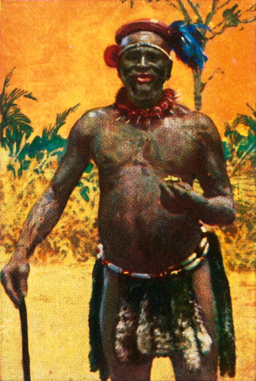 Consigliere tribale africano, c1928 da Unbekannt