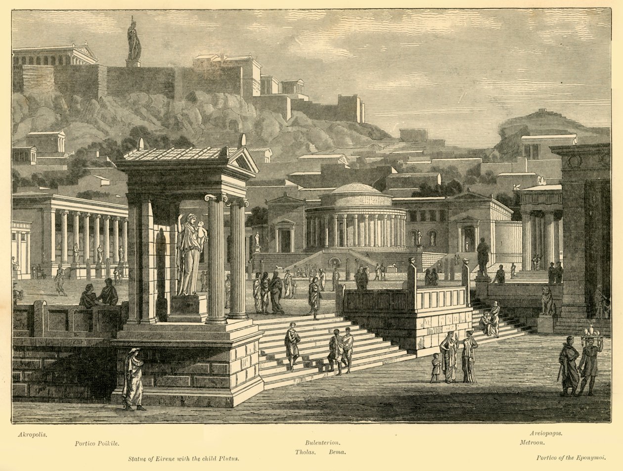 Agorà di Atene restaurata da Unbekannt