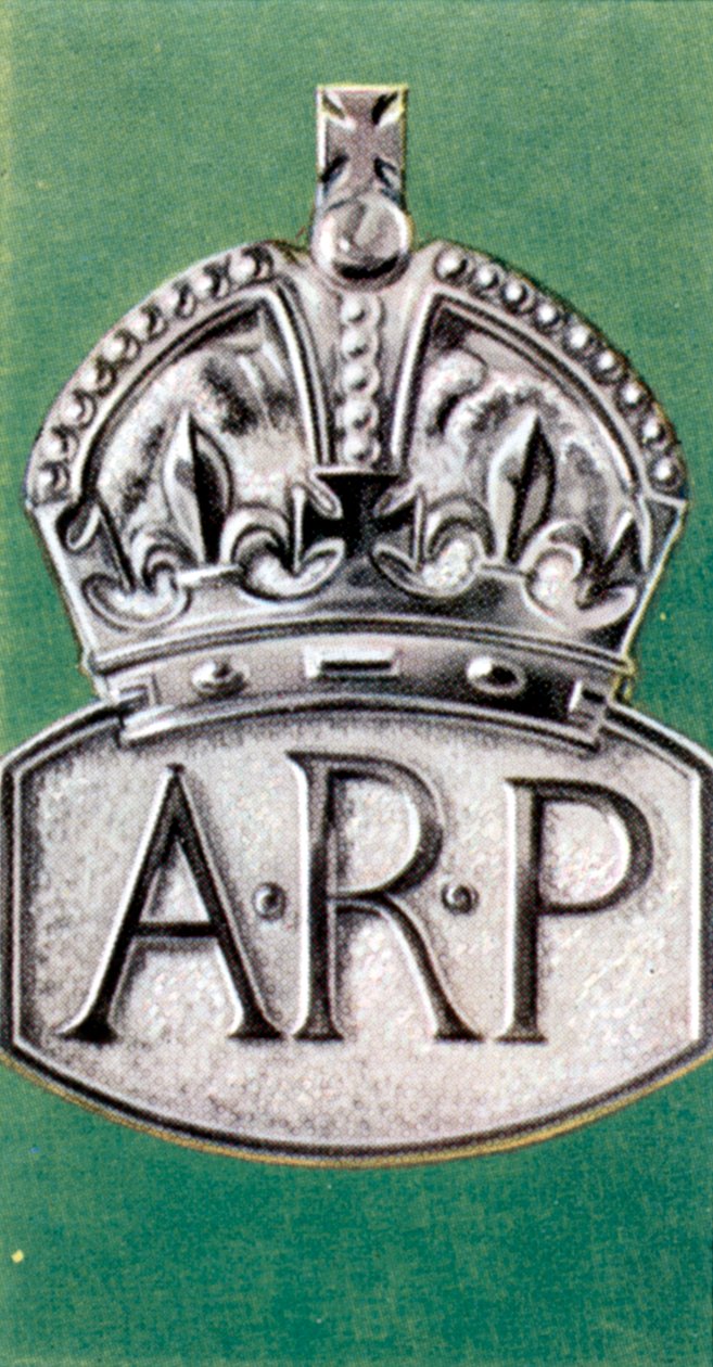 Precauzioni contro i raid aerei, carta da sigarette, britannica, 1938 da Unbekannt