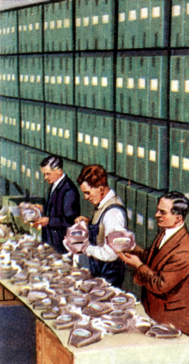 Precauzioni contro i raid aerei, carta da sigarette, britannica, 1938 da Unbekannt