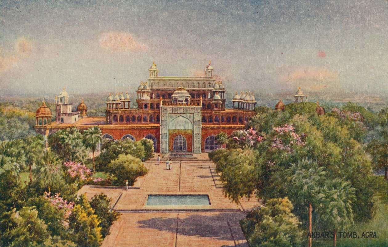 Tomba di Akbar, Agra da Unbekannt