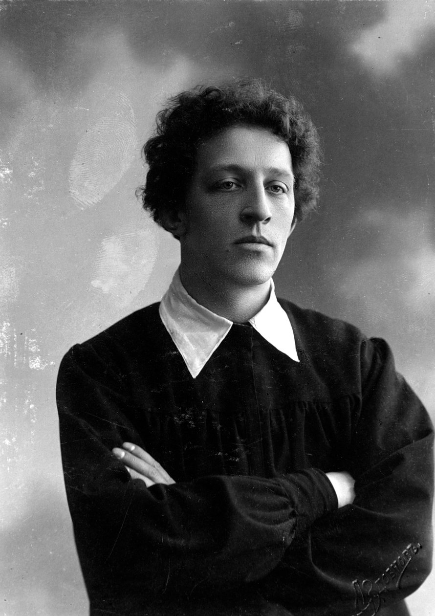 Alexander Blok, poeta russo, c1900 da Unbekannt